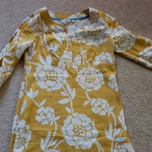 Blossom linen tunic